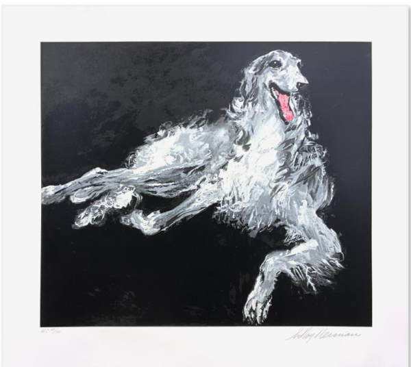 "Borzoi" by Leroy Neiman