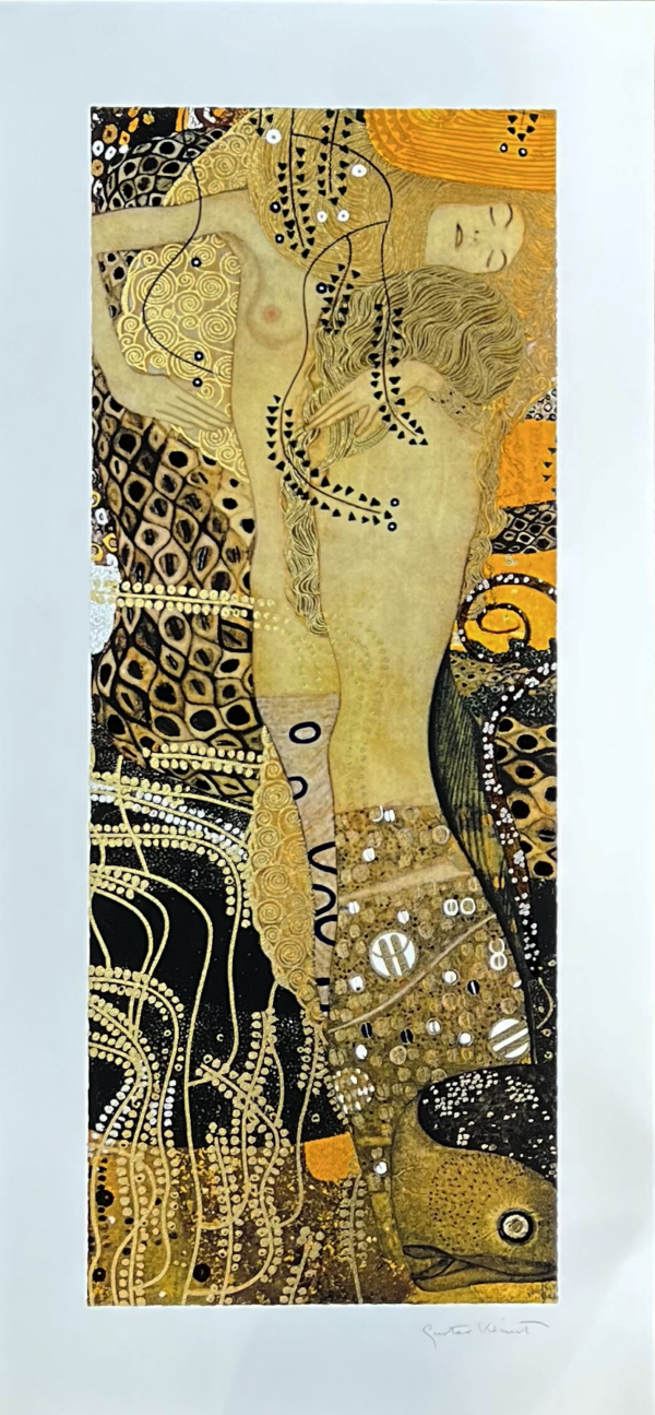 Water Serpents I By Gustav Klimt