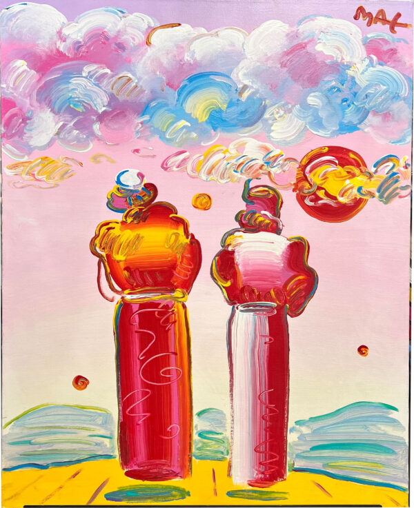 "Two Sages Looking at Sunrise" by Peter Max