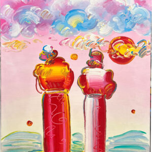 "Two Sages Looking at Sunrise" by Peter Max